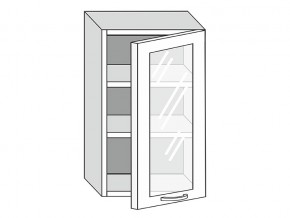 19.50.3 Шкаф настенный (h=913) на 500мм с 1-ой стекл. дверцей в Березниках - berezniki.magazin-mebel74.ru | фото