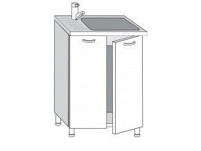 2.60.2мн Шкаф-стол на 600мм под накладную мойку с 2-мя дверцами в Березниках - berezniki.magazin-mebel74.ru | фото