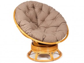 Кресло-качалка Papasan w 23/01 B с подушкой Honey, экошерсть Коричневый в Березниках - berezniki.magazin-mebel74.ru | фото