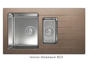 Мойка комбинированная Tolero twist TTS-890 Темно-бежевый 823 в Березниках - berezniki.magazin-mebel74.ru | фото