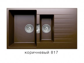 Мойка кварцевая Tolero Loft TL-860 Коричневый 817 в Березниках - berezniki.magazin-mebel74.ru | фото