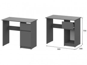 Стол письменный 900 Денвер Графит серый в Березниках - berezniki.magazin-mebel74.ru | фото